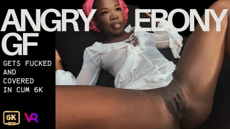 Thumbnail video 'Petite amie ébène furieuse se fait baiser et recouvrir de sperme en 4k'