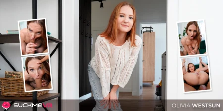 Thumbnail video 'Adorable Ginger Olivia Westsun Has A Blast In Her First Porn Scene'